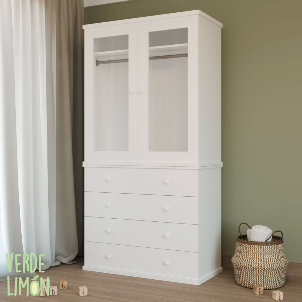 vitrina roma ropero con barral