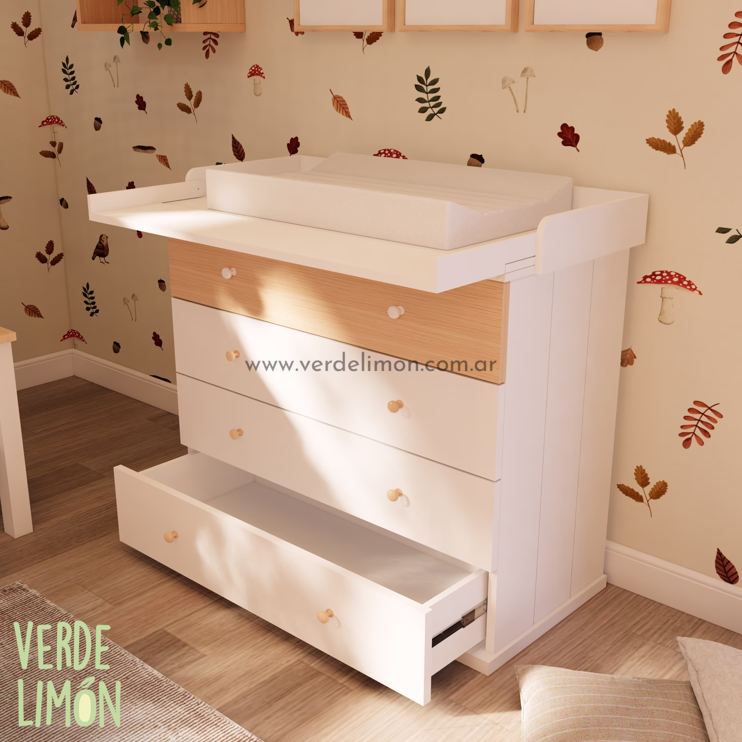 Cómoda Cambiador Nórdica