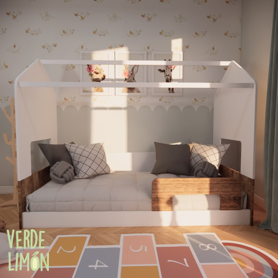Cama Casita Montessori Kiki - Imagen 2