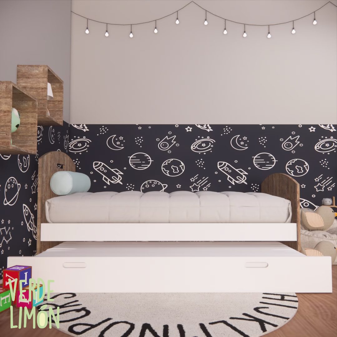 Cama 1 Plaza Kiki con Carro Fijo - Imagen 4