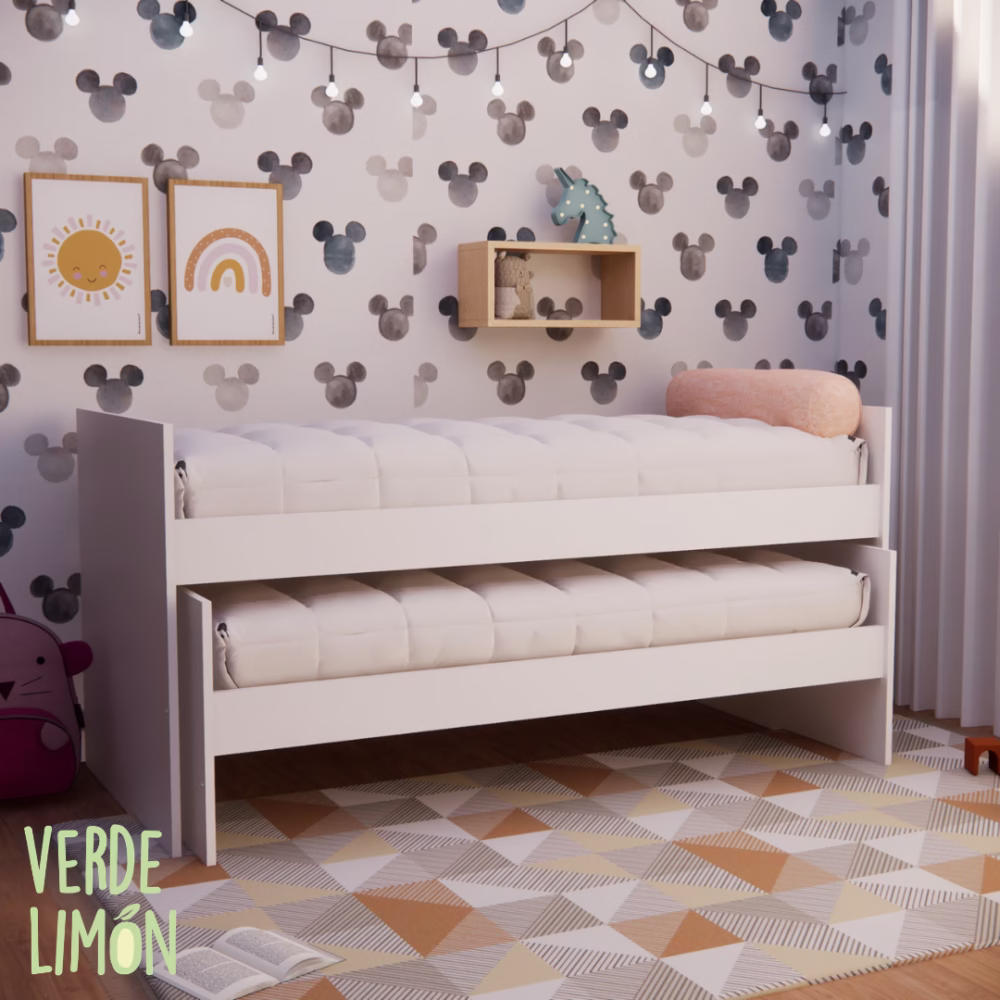 cama nido charm con carro inferior