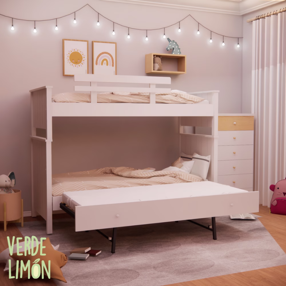 cama superpuesta potter con carro plegable