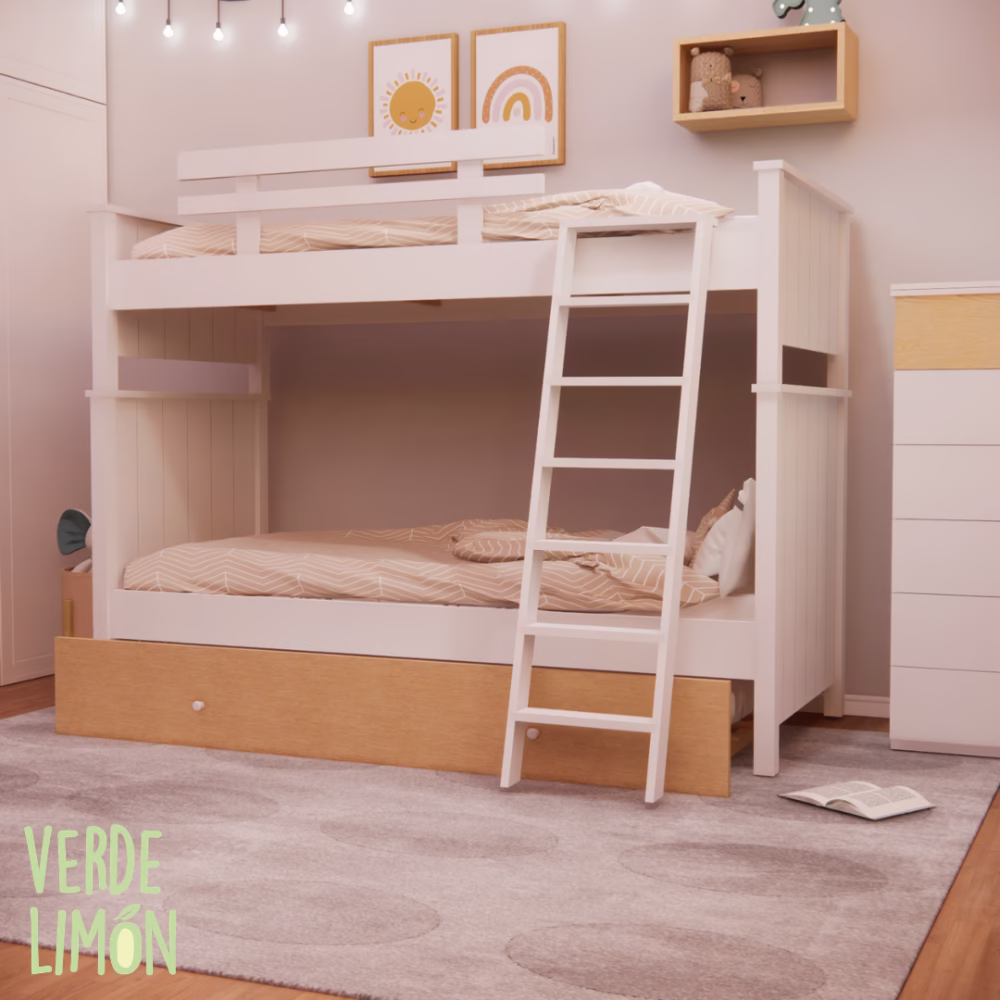 cama superpuesta potter con carro fijo nordico
