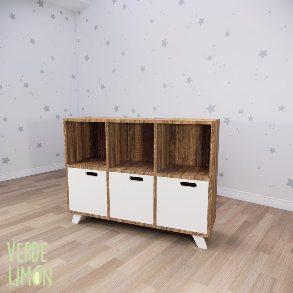 juguetero montessori kiki organizador infantil madera