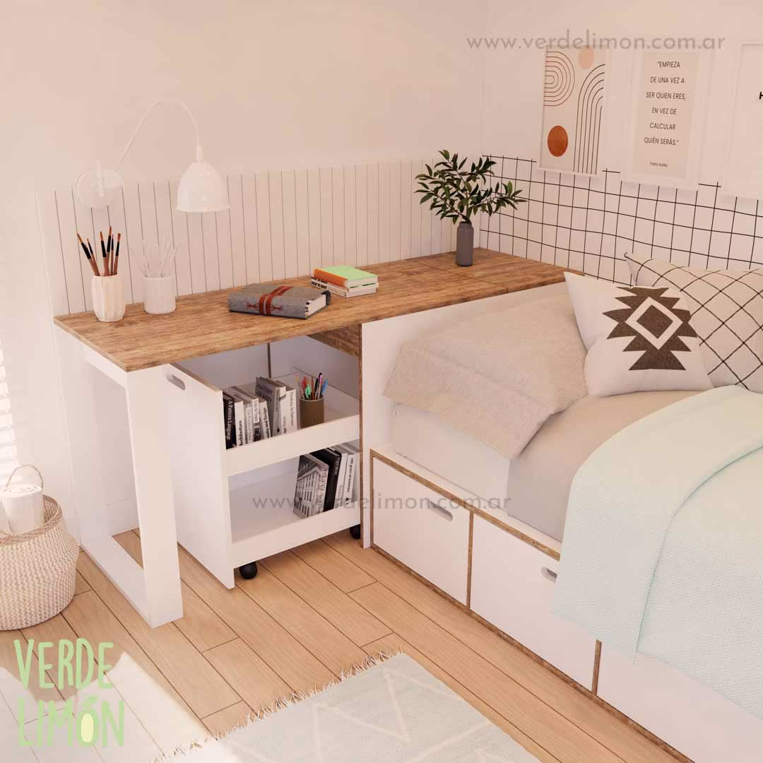 Cama Box con Escritorio Kiki - Imagen 4