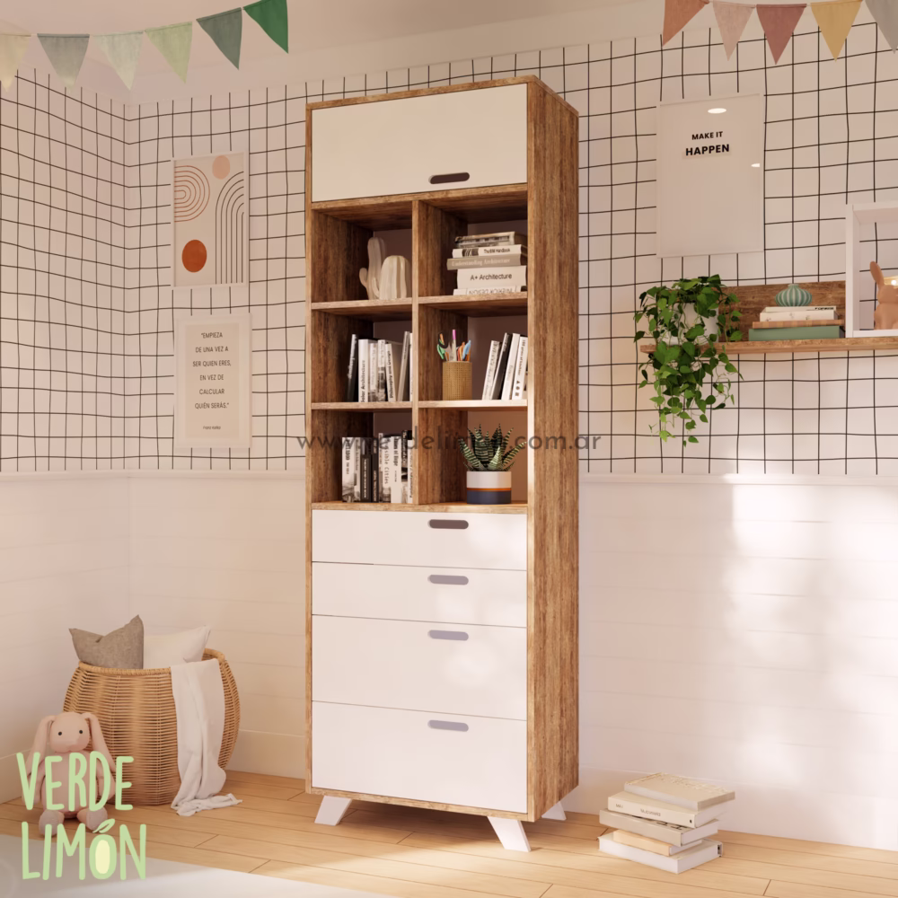 modular kiki con cajones estantes organizador dormitorio