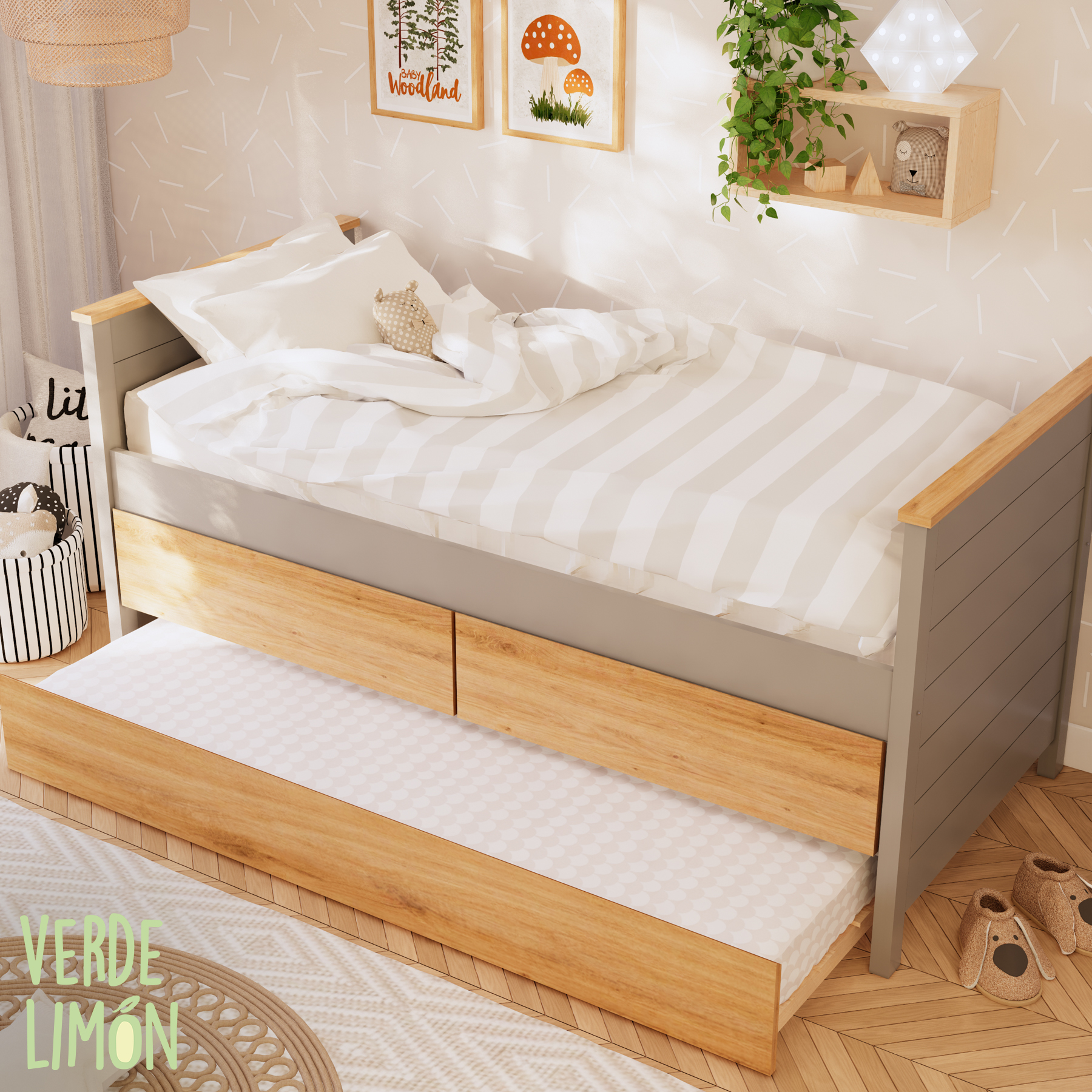 Componible 2 Cajones y Carro Cama Neo - Imagen 3