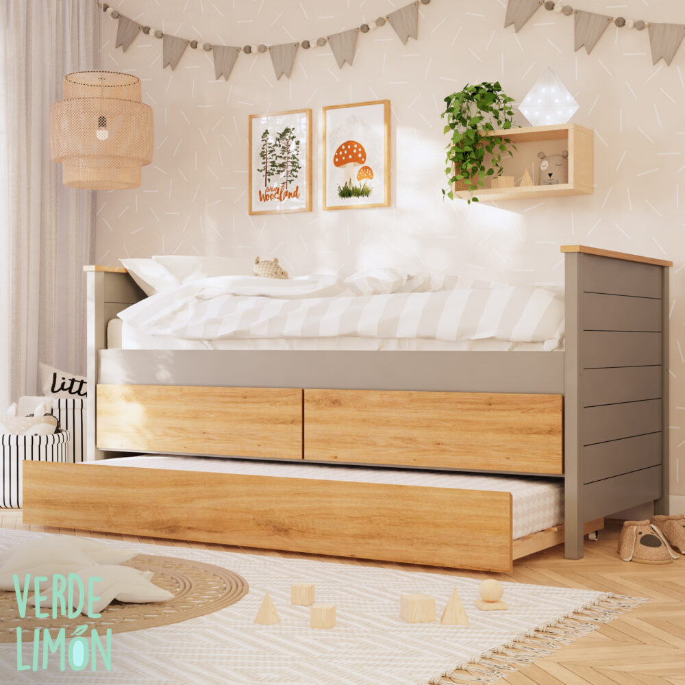 cama componible neo con carro cama y cajones