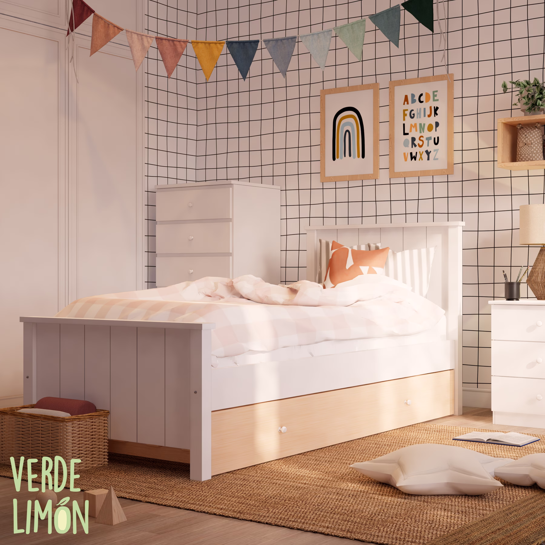 Cama Potter con Carro Plegable Guatambú - Imagen 3